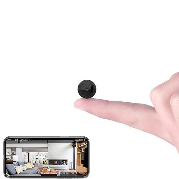 Mini cámara de seguridad doméstica HD WiFi con visión nocturna infrarroja