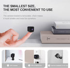 Mini cámara de seguridad oculta para interiores 4K WiFi con visión nocturna