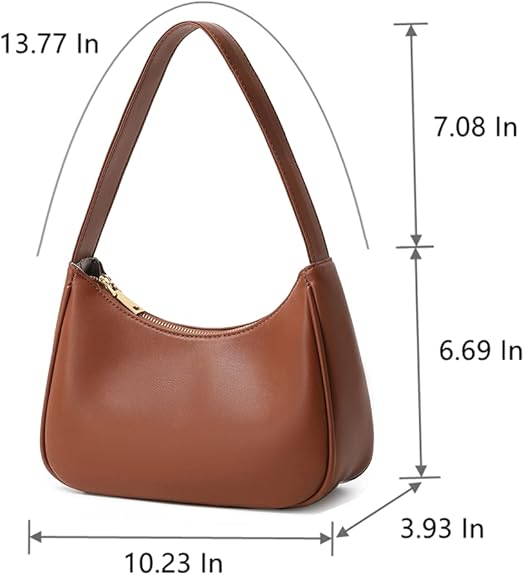 Mini bolso Hobo con cremallera - Sabrina