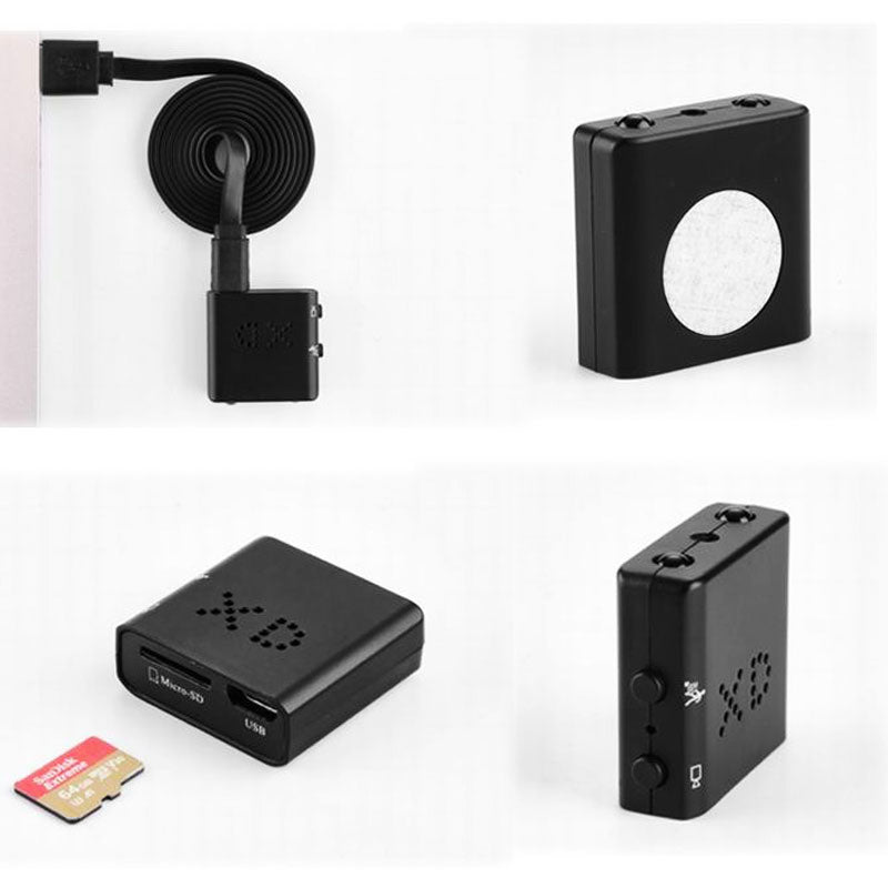 Mini cámara de audio HD, 1080P, visión nocturna