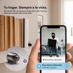 Mini cámara inalámbrica oculta con audio para videovigilancia en casa