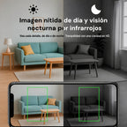 Mini cámara inalámbrica oculta con audio para videovigilancia en casa