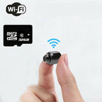 Mini cámara inalámbrica oculta con audio para videovigilancia en casa