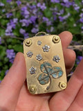 Mini Flower Press | Prensa de flores mini | Creador compacto de recuerdos botánicos | Herramienta de manualidades portát
