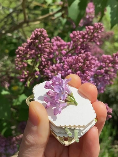 Mini Flower Press | Prensa de flores mini | Creador compacto de recuerdos botánicos | Herramienta de manualidades portát