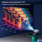 Mini proyector ultracompacto (3000 lúmenes) - LumoBeam