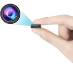 Mini cámara de seguridad WiFi HD unisex para vigilancia discreta del hogar.