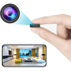 Mini cámara de seguridad WiFi HD unisex para vigilancia discreta del hogar.