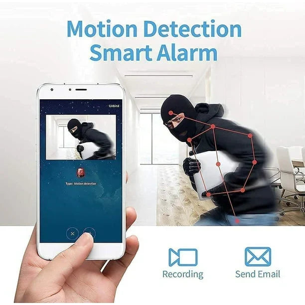 Mini cámara de seguridad magnética inalámbrica con transmisión en vivo