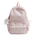 Mochila con Volantes de Lunares