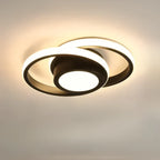 Lámpara de techo LED moderna de doble anillo - Anillos crepusculares