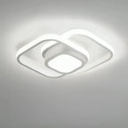 Lámpara de techo LED moderna de doble anillo - Anillos crepusculares