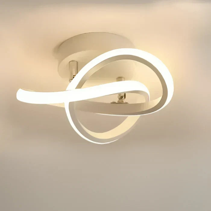 Lámpara de techo LED moderna de doble anillo - Anillos crepusculares