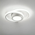 Lámpara de techo LED moderna de doble anillo - Anillos crepusculares