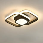 Lámpara de techo LED moderna de doble anillo - Anillos crepusculares