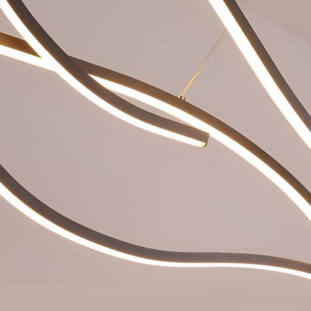 Cubiertas LED de diseño con Wellenförmiger Krümmung