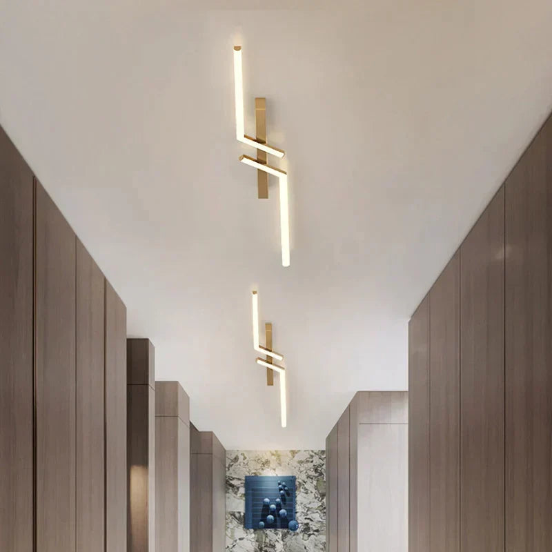 Moderna lámpara de techo LED con diseño Strak Lineair para lámparas de estilo
