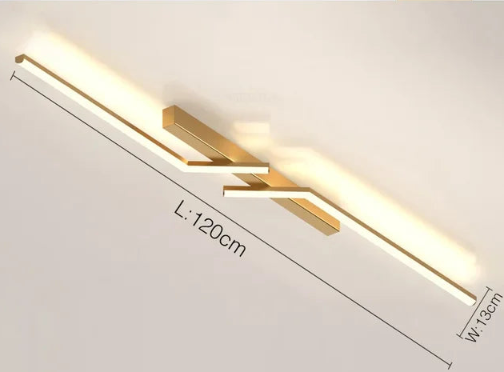 Moderna lámpara de techo LED con diseño Strak Lineair para lámparas de estilo
