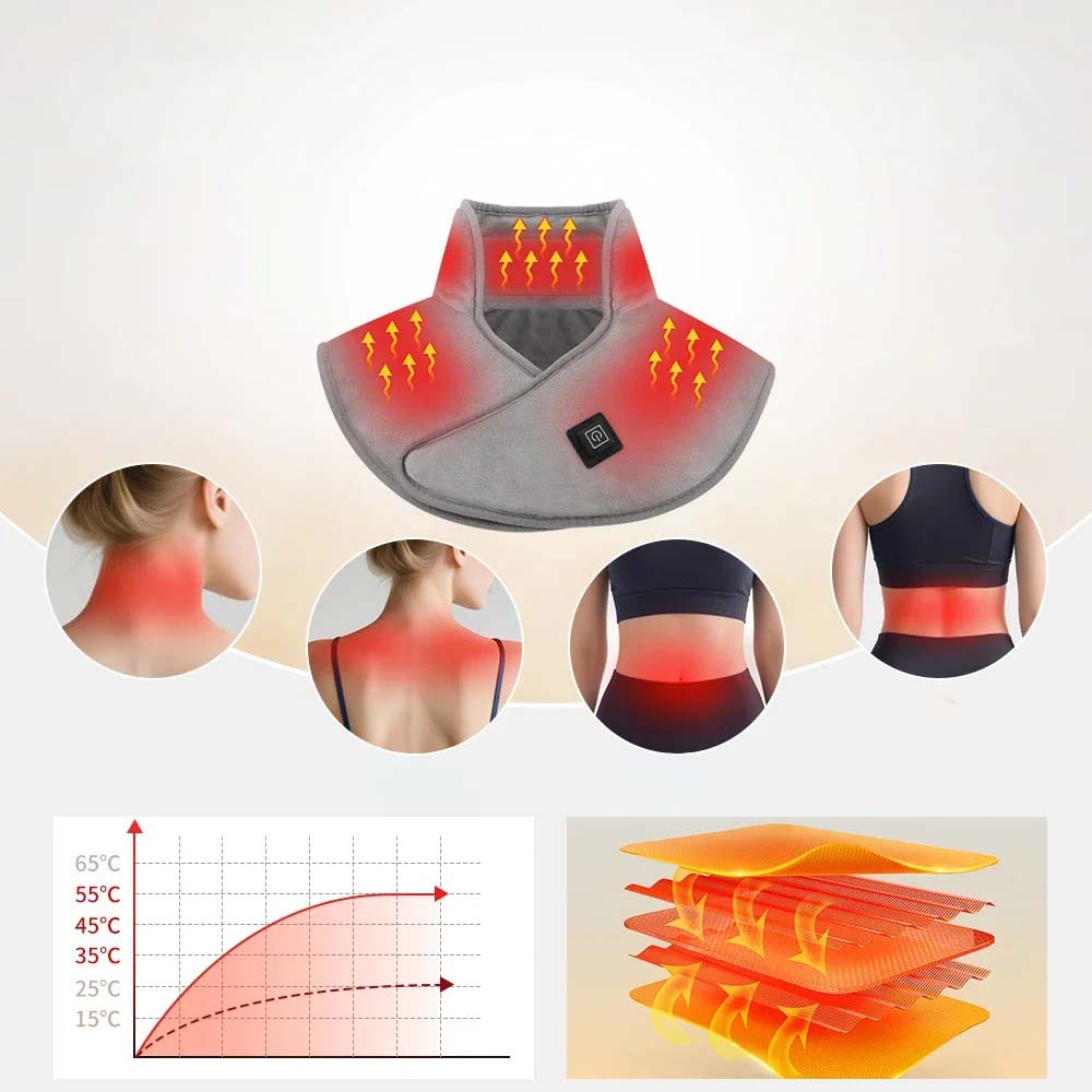 Calentador de cuello Almohadilla térmica para hombros y cuello