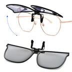 Gafas de sol polarizadas con clip abatible para gafas graduadas