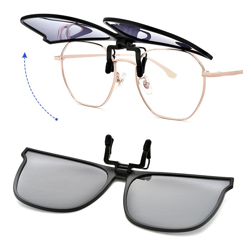 Gafas de sol polarizadas con clip abatible para gafas graduadas