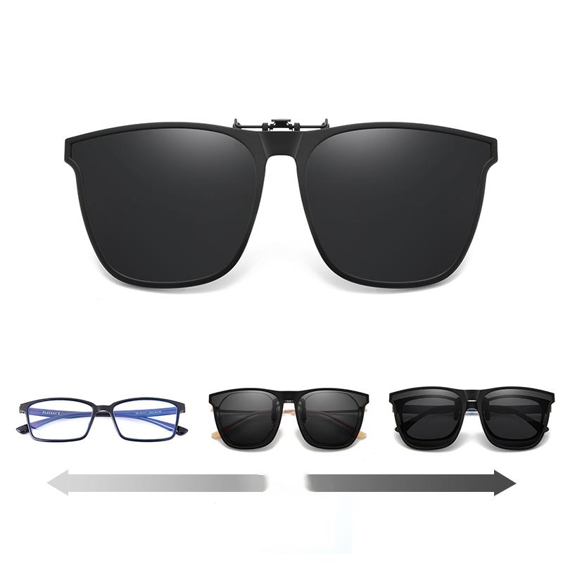 Gafas de sol polarizadas con clip abatible para gafas graduadas