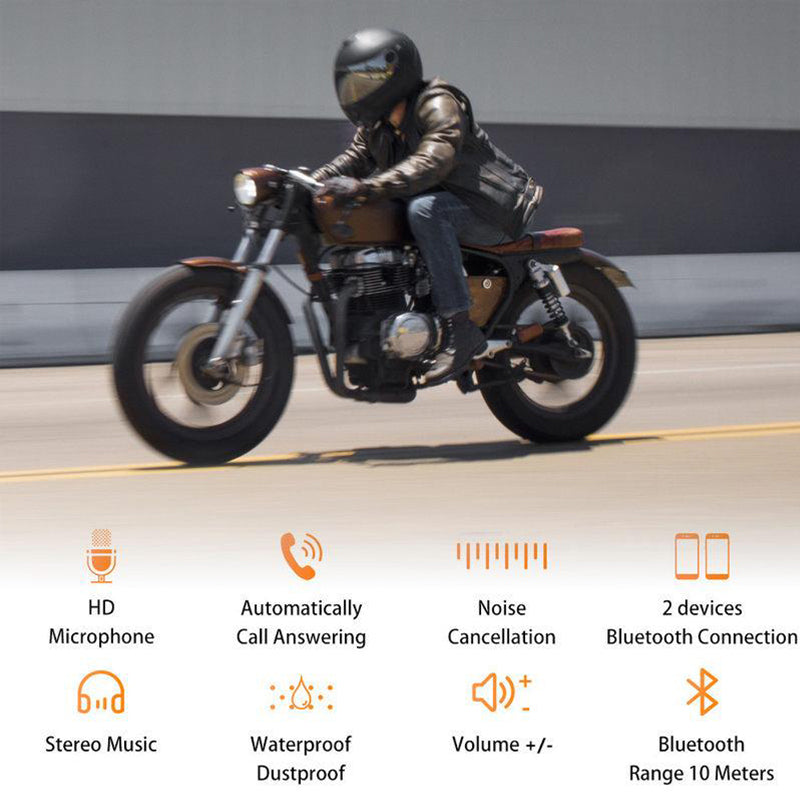 Auriculares Bluetooth para casco de motocicleta BT12