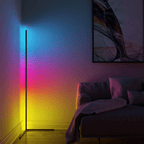 Lámpara de pie esquinera moderna | Diseño LED RGB con cambio de color