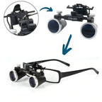 OrionView lupas dentales con luz LED y aumento binocular