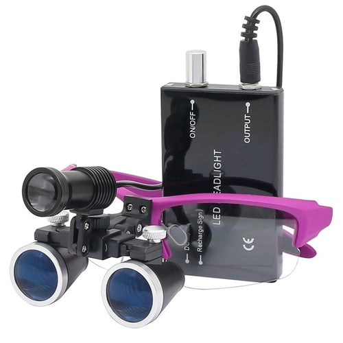OrionView lupas dentales con luz LED y aumento binocular