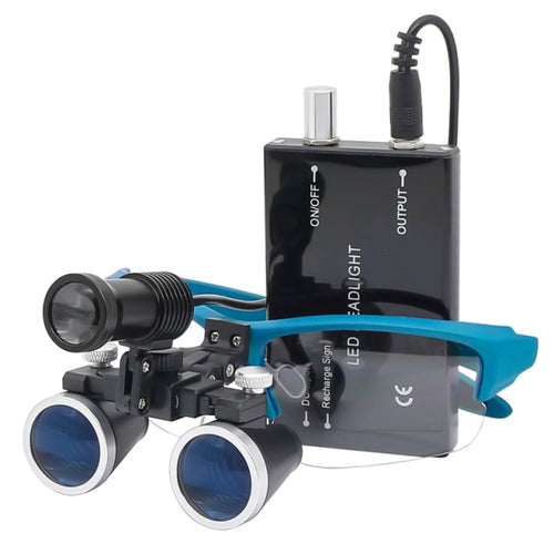 OrionView lupas dentales con luz LED y aumento binocular