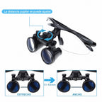 OrionView lupas dentales con luz LED y aumento binocular