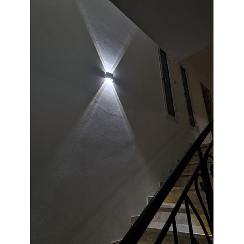 Aplique LED de pared exterior e interior impermeable