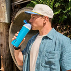 RVS Drinkfles 710ml con Geïntegreerd Rietje Handvat Dubbelwandige Isolatie 24u Koud BPA-Vrij Sport Reizen