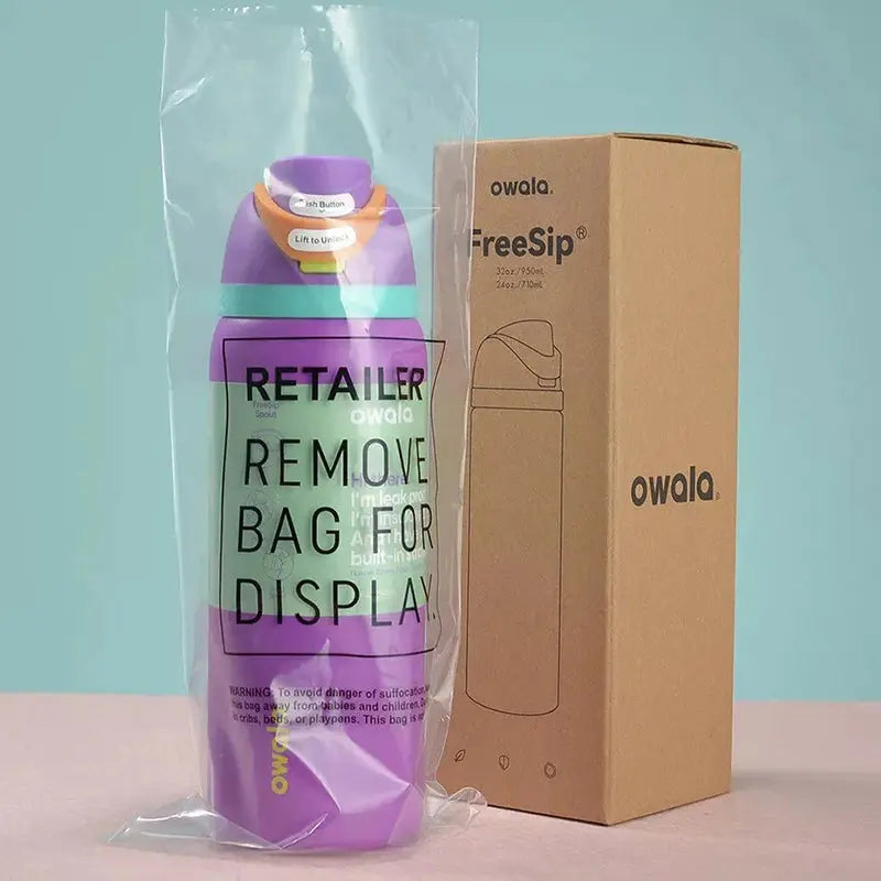 RVS Drinkfles 710ml con Geïntegreerd Rietje Handvat Dubbelwandige Isolatie 24u Koud BPA-Vrij Sport Reizen