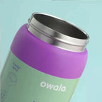 RVS Drinkfles 710ml con Geïntegreerd Rietje Handvat Dubbelwandige Isolatie 24u Koud BPA-Vrij Sport Reizen