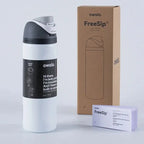 RVS Drinkfles 710ml con Geïntegreerd Rietje Handvat Dubbelwandige Isolatie 24u Koud BPA-Vrij Sport Reizen