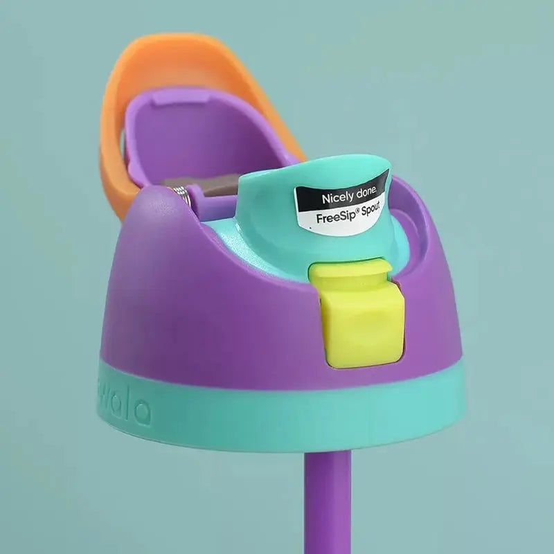 RVS Drinkfles 710ml con Geïntegreerd Rietje Handvat Dubbelwandige Isolatie 24u Koud BPA-Vrij Sport Reizen