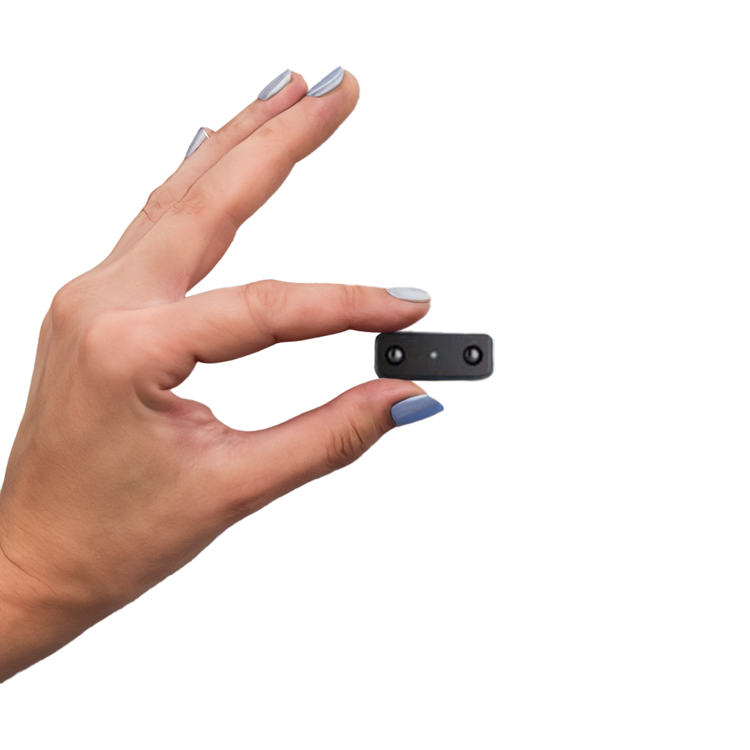 Cámara de seguridad HD compacta con audio, detección de movimiento y visión nocturna para vigilancia del hogar y la oficina.