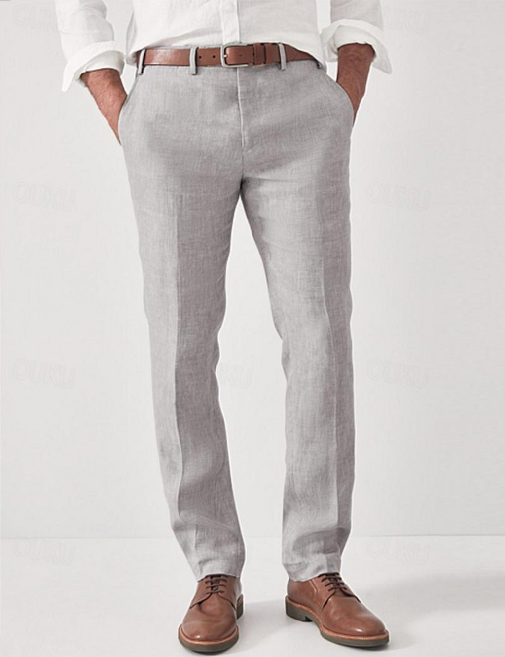 Pantalones de lino cómodos para hombre – Elias