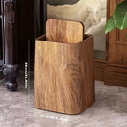 Papelera de mármol | Tapa giratoria elegante