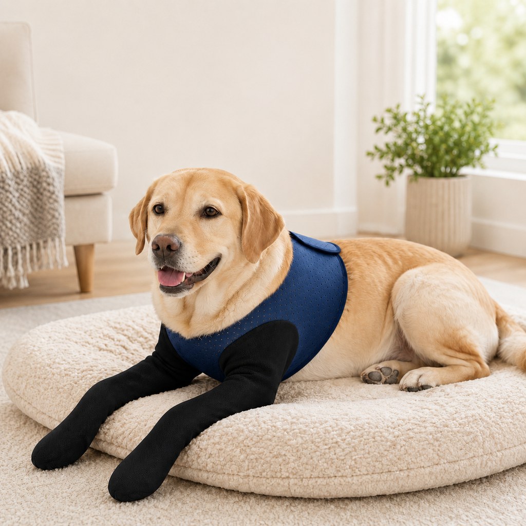 PawGuard mangas de recuperación dobles para patas delanteras de perros - Protección antilamidos sin cono para postcirugí