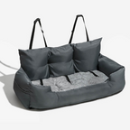 Cama unisex para mascotas en el coche para perros: viaje seguro y cómodo.