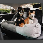 Cama unisex para mascotas en el coche para perros: viaje seguro y cómodo.