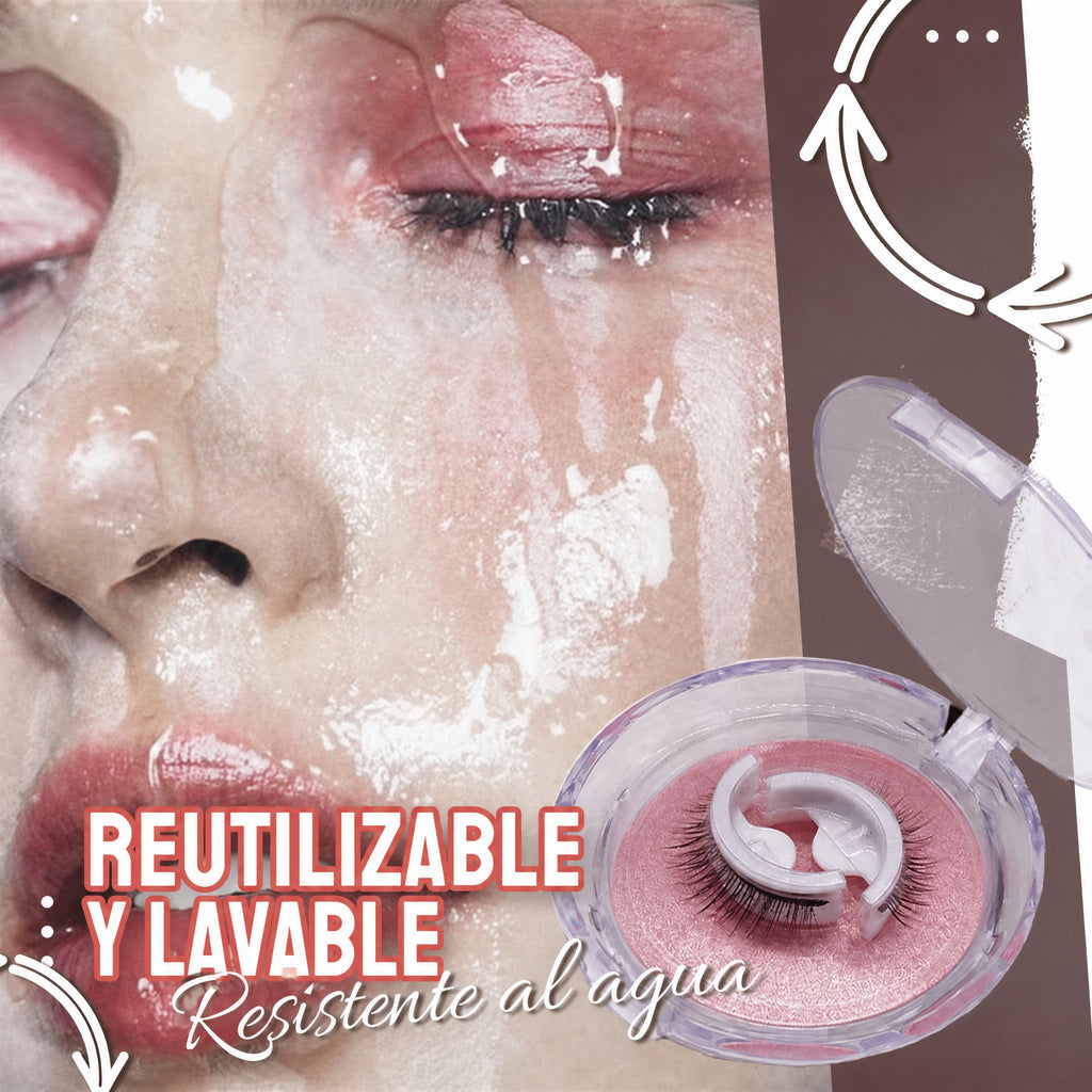Pestañas Autoadhesivas Impermeables y Reutilizables
