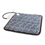 Almohadilla térmica eléctrica para mascotas (perro o gato) con protector de cable impermeable y control de temperatura.