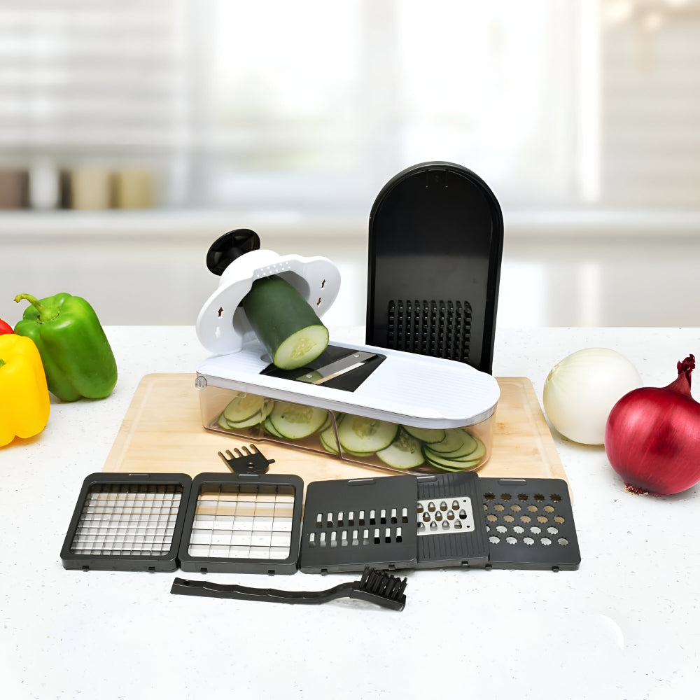 Picadora de verduras manual para preparación de alimentos
