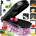 Picadora de verduras manual para preparación de alimentos