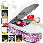 Picadora de verduras manual para preparación de alimentos