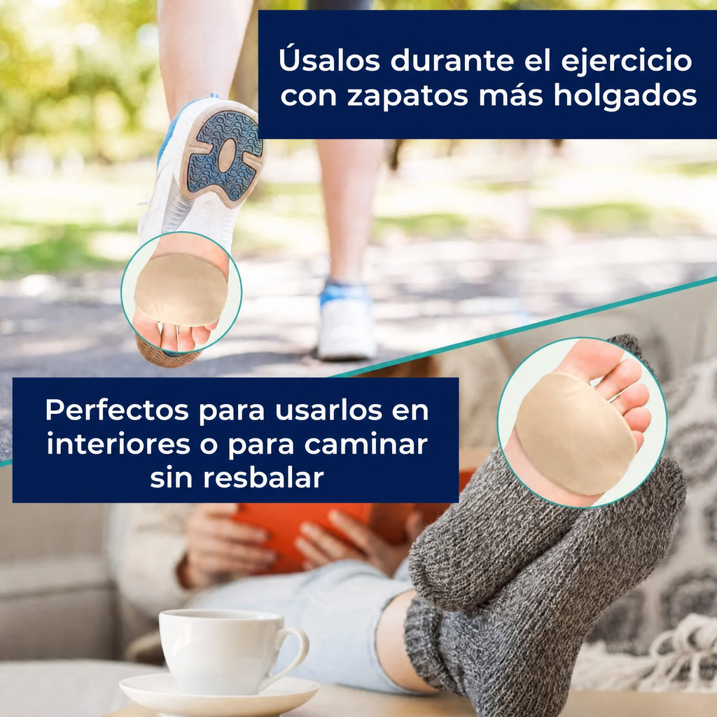 Plantillas ComfortStep para Neuroma de Morton y Alivio de Metatarsalgia | Cojín de gel y soporte metatarsal | Alivio del